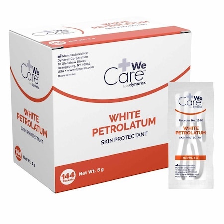 Wecare Petroleum Jelly 5 Gram Individual Packet NonSterile, 144PK 1140